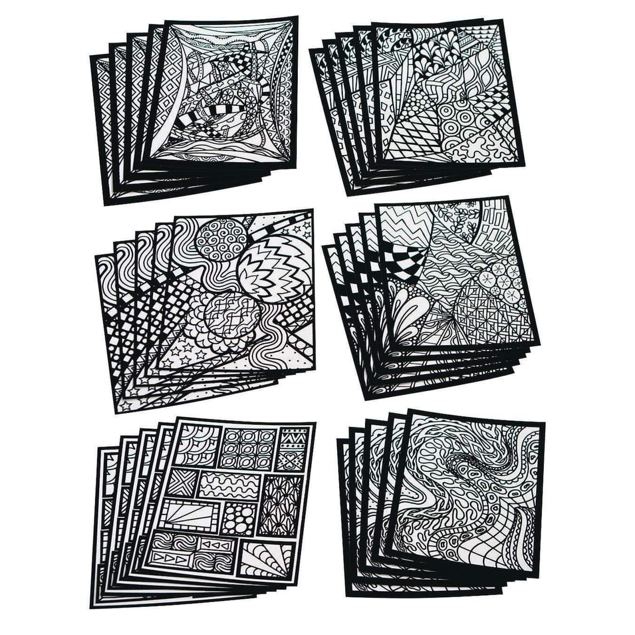 S&S® Worldwide Abstract Velvet Art Posters, 30ct.